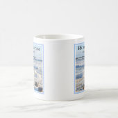 Photo of Stormy Sea He Calms the Storm Bible Verse コーヒーマグカップ (中央)