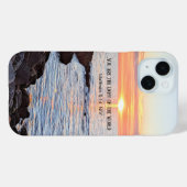 Photo of Sun and Bible Verse Christian Case-Mate iPhoneケース (裏面 (横))
