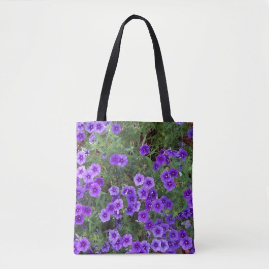 Photo of the Purple Phlox flowers on a トートバッグ (正面)