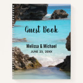 Photo of Tropical Island Coast & Sea Guest Book ノートブック (正面)