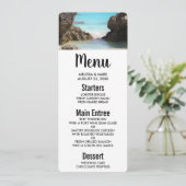 Photo of Tropical Island Coast & Sea Menu 招待状 (スタンド正面)