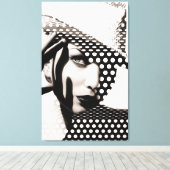 Photo of Women in Black & White Women Classy キャンバスプリント (インサイチュ (ウッドフロア))