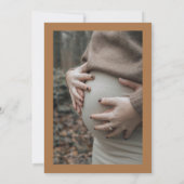 Photo Oh Baby A Baby is Brewing Coffee Baby Shower 招待状 (裏面)