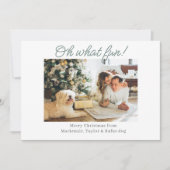 Photo Oh Whatおもしろい・クリスマス シーズンカード (正面)