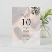 Photo Olive Ivory Wedding Seating Chart (スタンド正面)