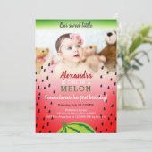 Photo One in a Melon 1st Birthday 招待状 (スタンド正面)