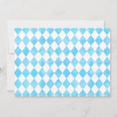 Photo Onederland Alice in Wonderland 1st Birthday 招待状 (裏面)