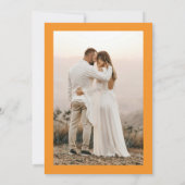 Photo Orange Love at First Spritz Bridal Shower 招待状 (裏面)