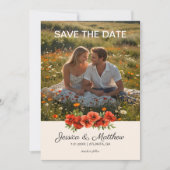Photo Orange Poppies Wedding Script (正面)
