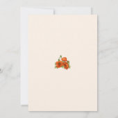 Photo Orange Poppies Wedding Script (裏面)