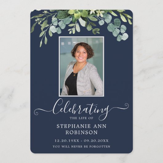 Photo Order of エレガント Service Blueプログラム プログラム (正面)