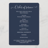 Photo Order of エレガント Service Blueプログラム プログラム (裏面)