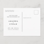 Photo Our Humans Getting Marshed The Date 案内ポストカード (裏面)