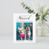 Photo Our Humans Getting Marshed The Date 案内ポストカード (スタンド正面)