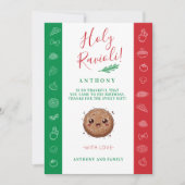 Photo Our Little Meatball is One Birthday Party サンキューカード (正面)