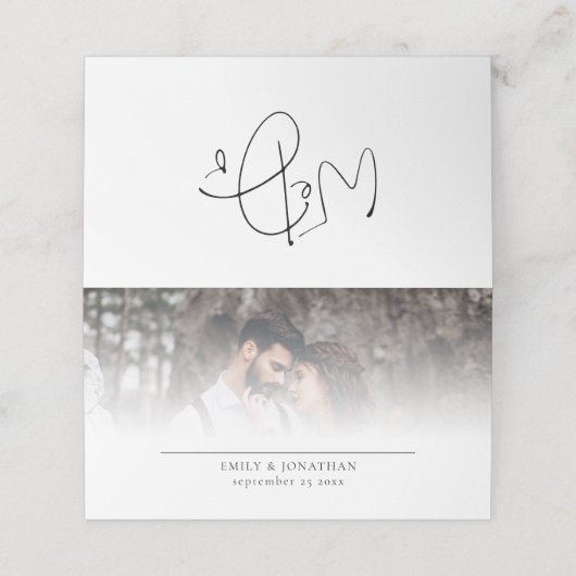 Photo Overlay We Do Script 結婚's プレイスカード (外部開封)