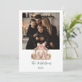 Photo Pastel Nativity Christmas シーズンカード (スタンド正面)