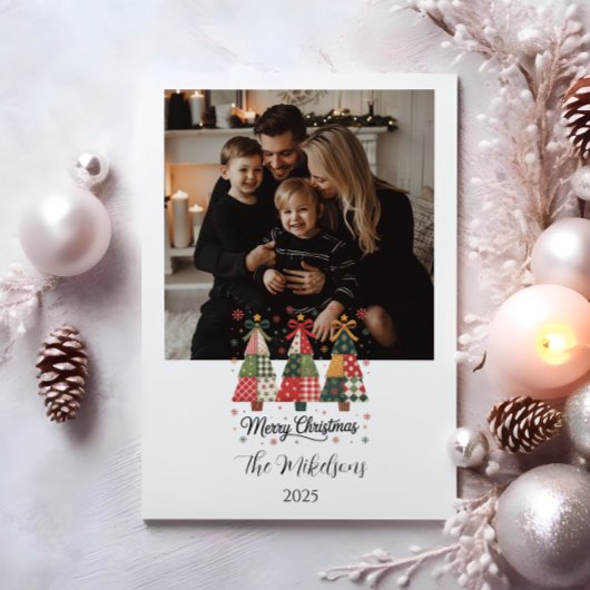 Photo Patchwork Christmas シーズンカード