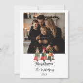Photo Patchwork Christmas シーズンカード (正面)