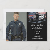 Photo Patriotic Police Officer Graduation 案内状 (正面)