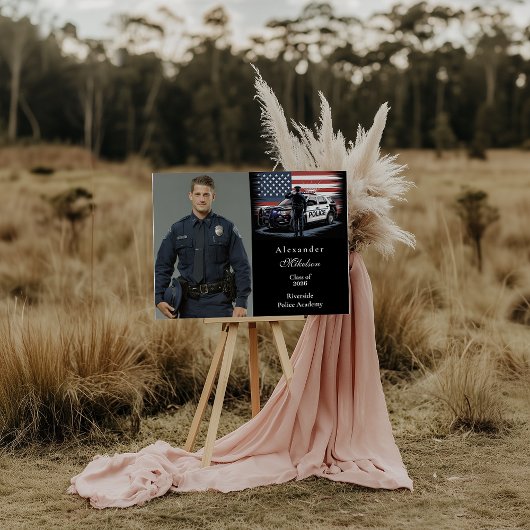 Photo Patriotic Police Officer Graduation 案内状