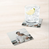 Photo Personalized スクエアペーパーコースター (インサイチュ)
