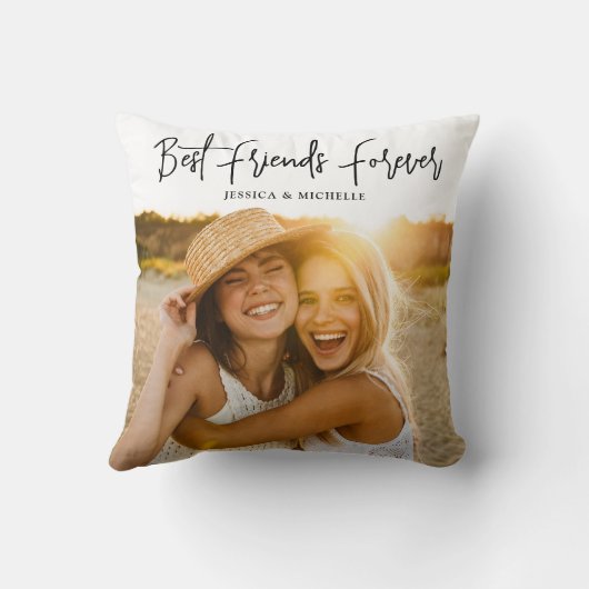 Photo Personalized Best Friends  クッション (裏面)