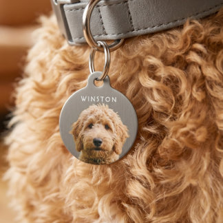 Photo Personalized Dogs Name - READ DESCRIPTION ペット　ネームタグ