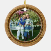 Photo Personalized, Memorial Ornaments for Dad セラミックオーナメント (裏面)