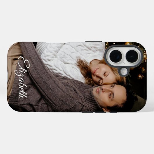 Photo Personalized Name  Case-Mate iPhoneケース (裏面 (横))