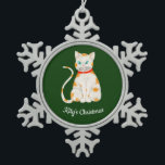 Photo Personalized Snowflake Framed Ornament スノーフレークピューターオーナメント<br><div class="desc">This is a cute Photo Personalized Snowflake Framed Ornament with a customizable full-color 1.625" aluminum insert and an elegant silver hanging thread. Personalize it using your pet or family's picture. It also comes with a personalize text option. Durable metal construction makes it perfect for tree displays, gift accents, mantel styling,...</div>