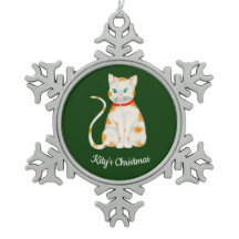 Photo Personalized Snowflake Framed Ornament