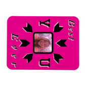 Photo personnalisable "Best You Ever" – Design pop マグネット (横)