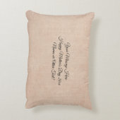 Photo Pillow Mimi、画像の追加、背面のメッセージ アクセントクッション (裏面(縦))