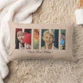 Photo Pillow Mimi、画像の追加、背面のメッセージ ランバークッション (ブランケット)