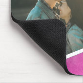 Photo Pink Initials マウスパッド (コーナー)