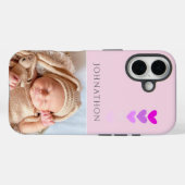 Photo Pink Personalized Phone  Case-Mate iPhoneケース (裏面 (横))