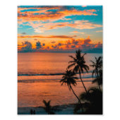 PHOTO PLAGE COUCHE DE SOLEIL フォトプリント            (正面)