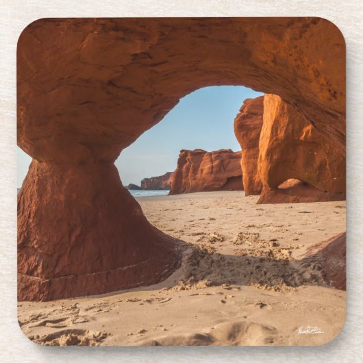 photo plage et caps コースター (正面)