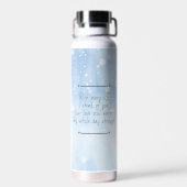 Photo & Poem | Memorial Forever in our Hearts ウォーターボトル (背面)