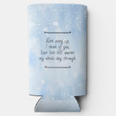 Photo & Poem | Memorial Forever in our Hearts スリム缶クーラー (裏面)