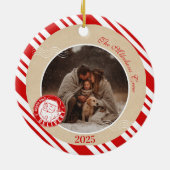 Photo Polar Express Christmas  セラミックオーナメント (裏面)