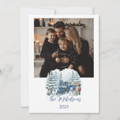 Photo Polar Express Family Christmas シーズンカード (正面)