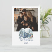 Photo Polar Express Family Christmas シーズンカード (スタンド正面)