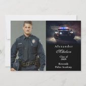 Photo Police Academy Graduation 案内状 (正面)