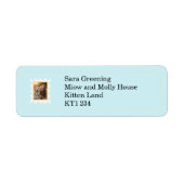 Photo postage stamp  ラベル (正面)