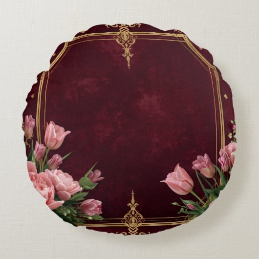 Photo Print Custom Round Pillow ラウンドクッション (正面)