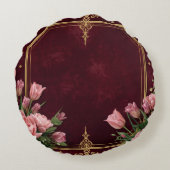 Photo Print Custom Round Pillow ラウンドクッション (裏面)