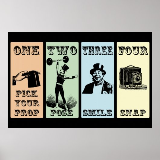 Photo Prop Sign ポスター (正面)