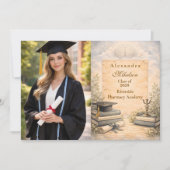 Photo Psychology Graduation 案内状 (正面)